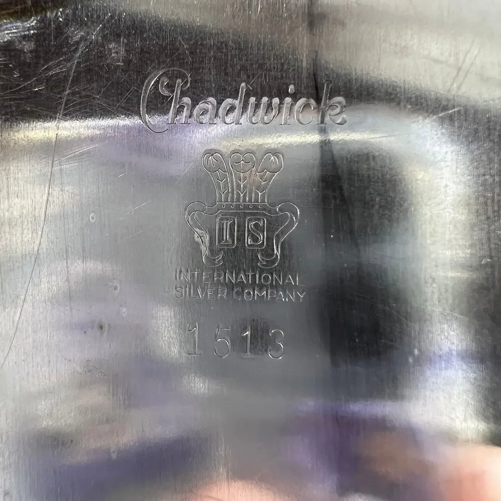 International Silver Co. Chadwick #1513 Serving Dish Platter Rectangular MCM VTG